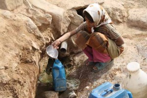 کمبود آب آشامیدنی در روستا