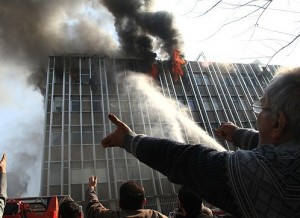 آتش‌سوزی خیابان جمهوری