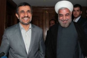 روحانی و احمدی‌نژاد